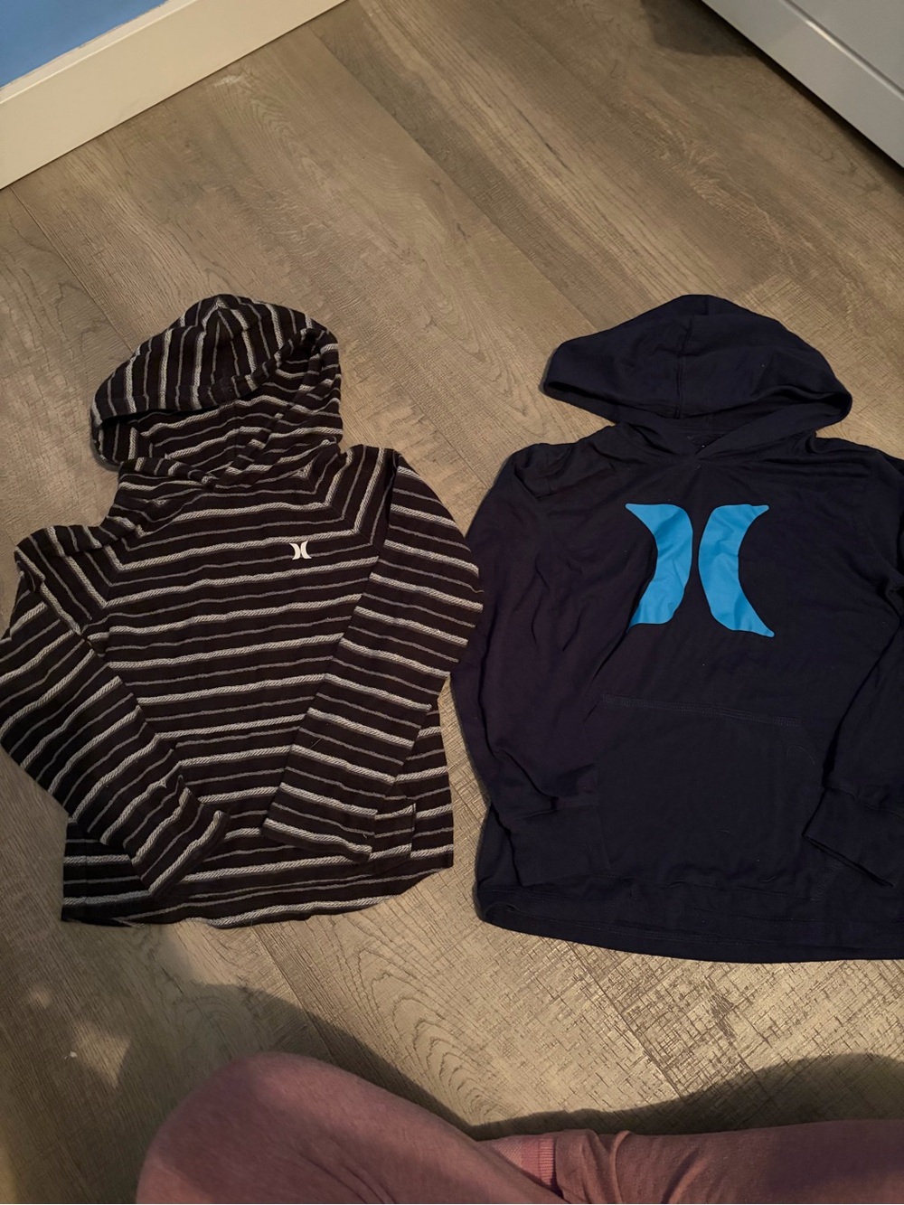 2 x Long Sleeve Hurley Tops